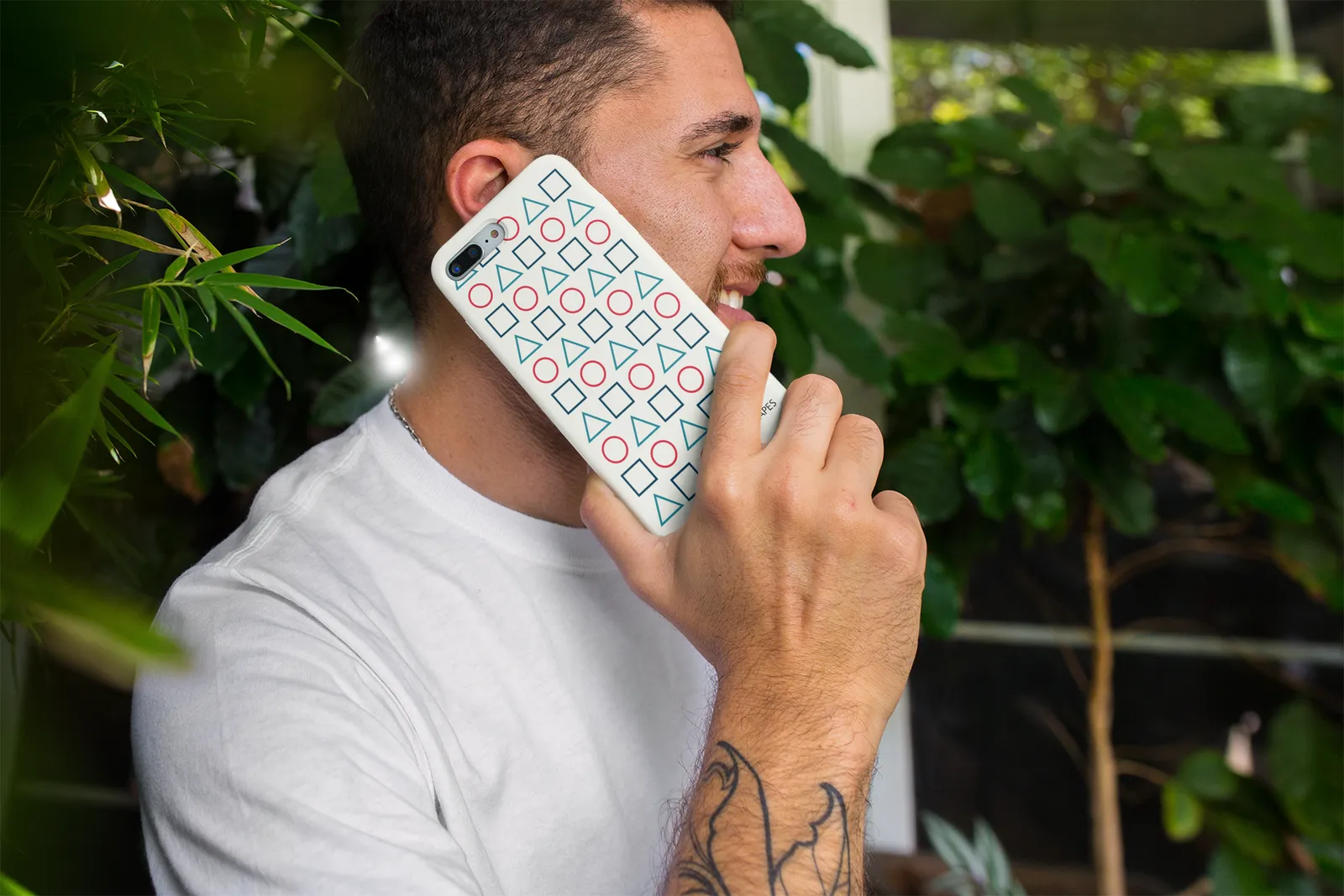 Shapes phone case mockup